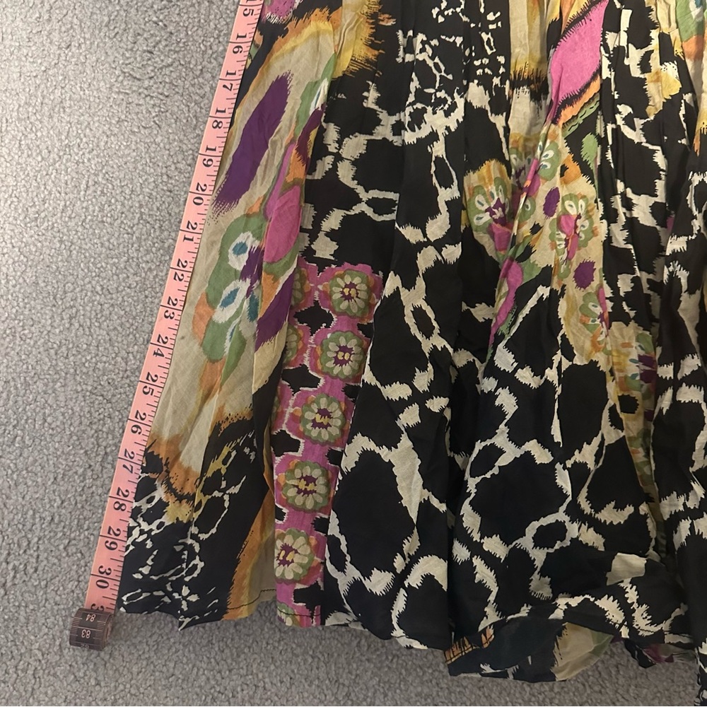 Grace Elements Black and Pink Fit and Flare Midi Skirt - Picture 7 of 8